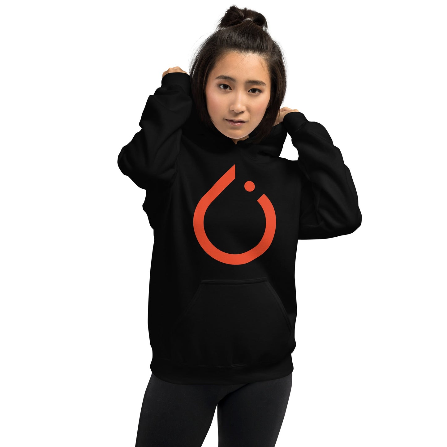 Product mockup photo of the PyTorch Hoodie (unisex).