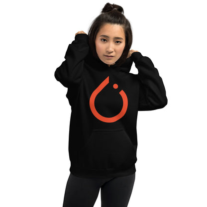 Product mockup photo of the PyTorch Hoodie (unisex).