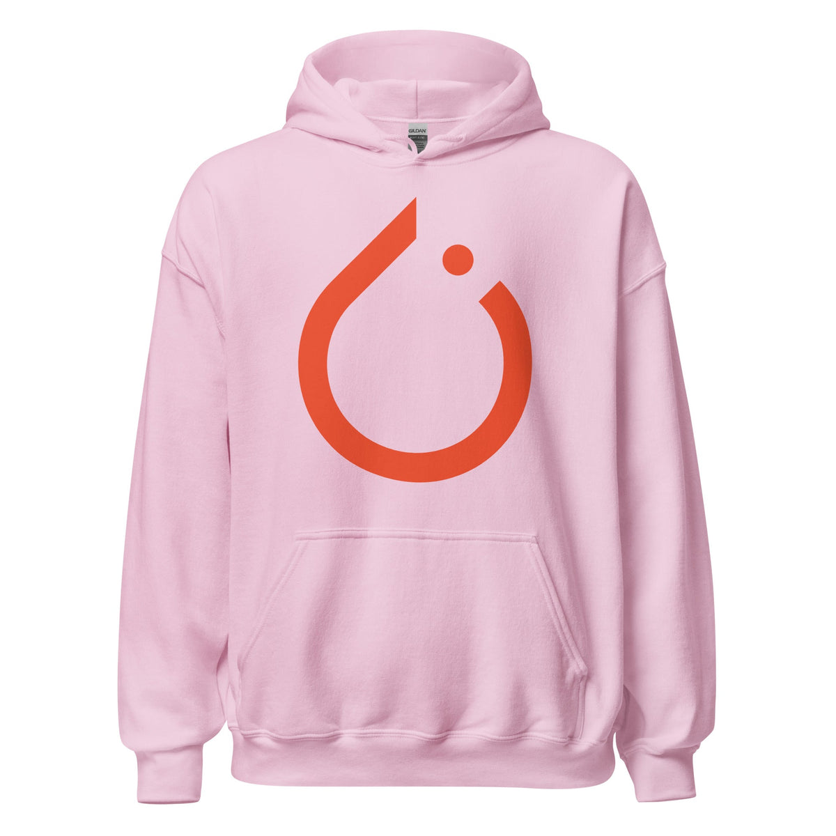 Product mockup photo of the PyTorch Hoodie (unisex) Light Pink / M.