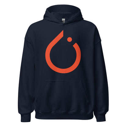 Product mockup photo of the PyTorch Hoodie (unisex) Navy / M.