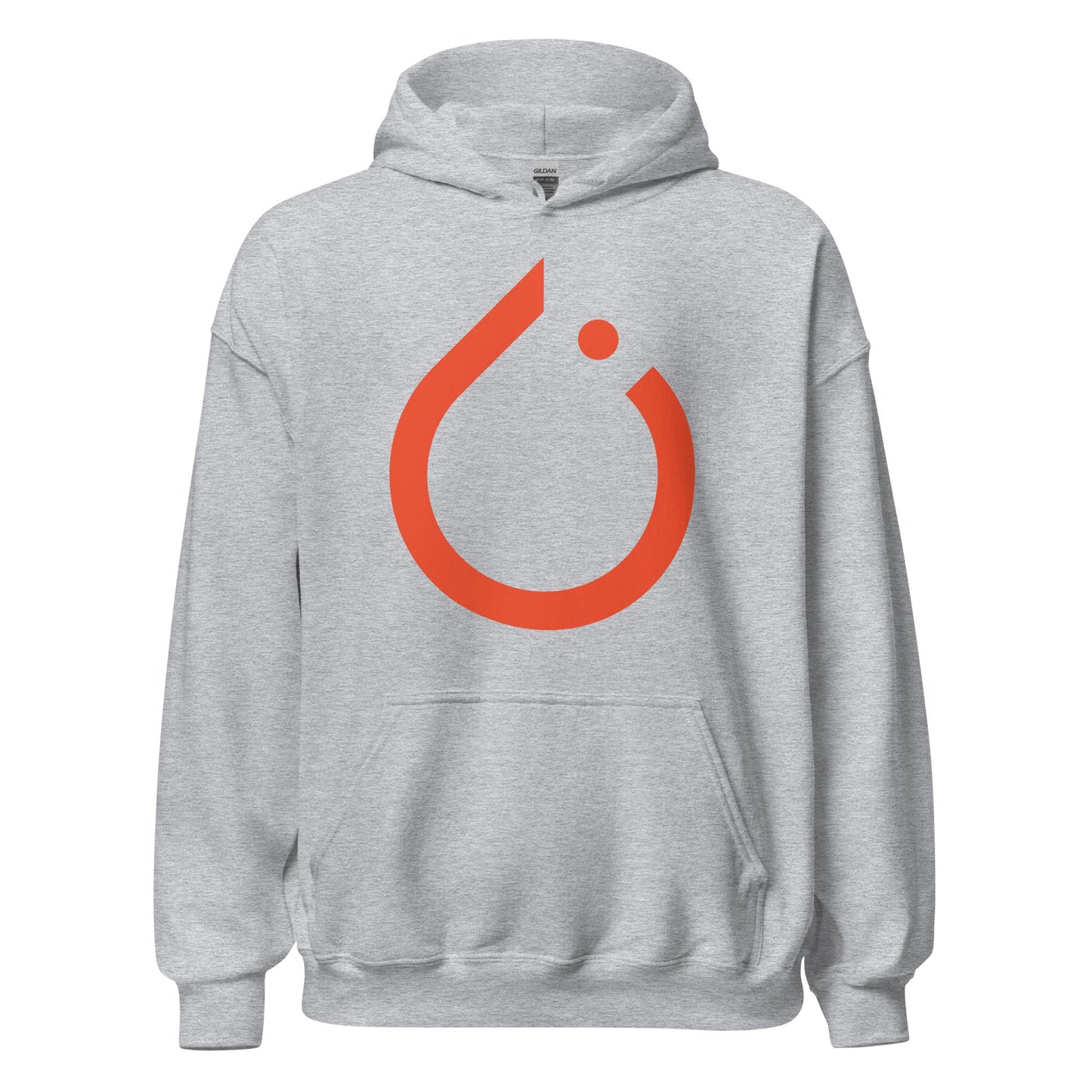 Product mockup photo of the PyTorch Hoodie (unisex) Sport Grey / M.