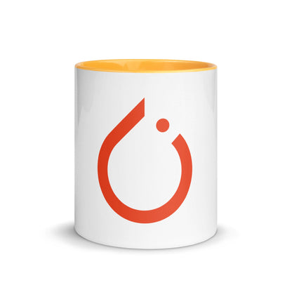 Image of the PyTorch Icon Mug with Color Inside.