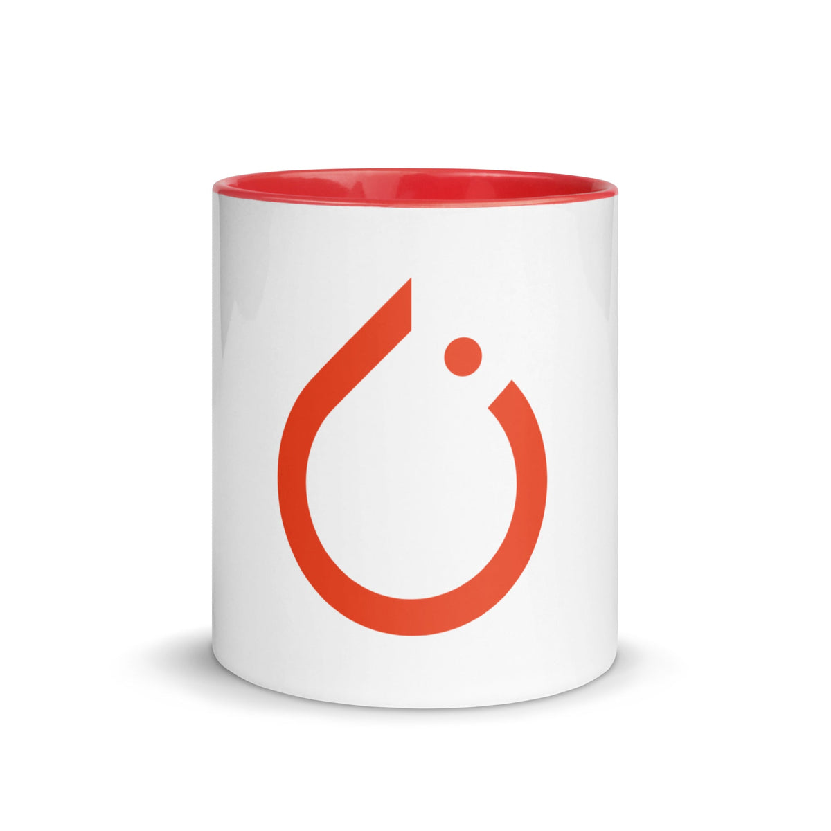Image of the PyTorch Icon Mug with Color Inside.