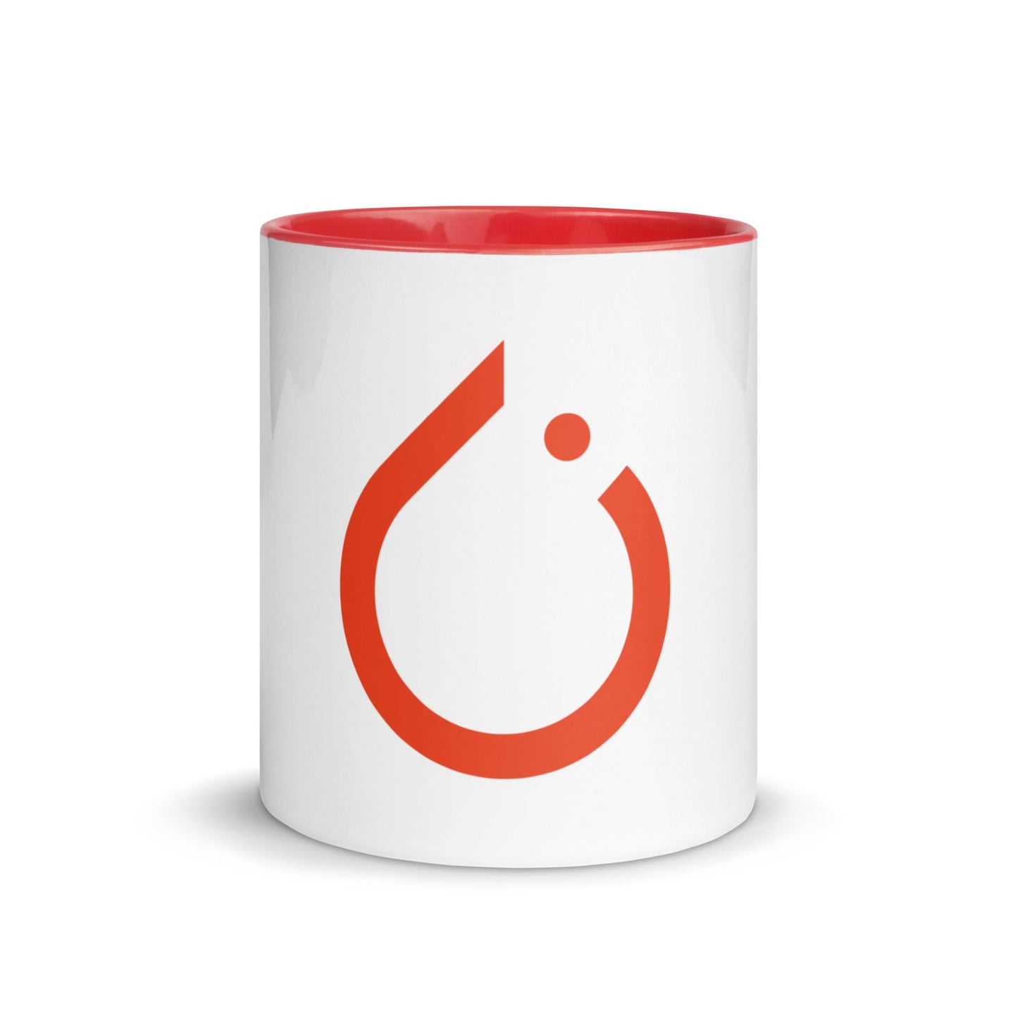 Image of the PyTorch Icon Mug with Color Inside.