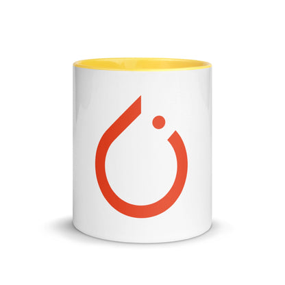 Image of the PyTorch Icon Mug with Color Inside.