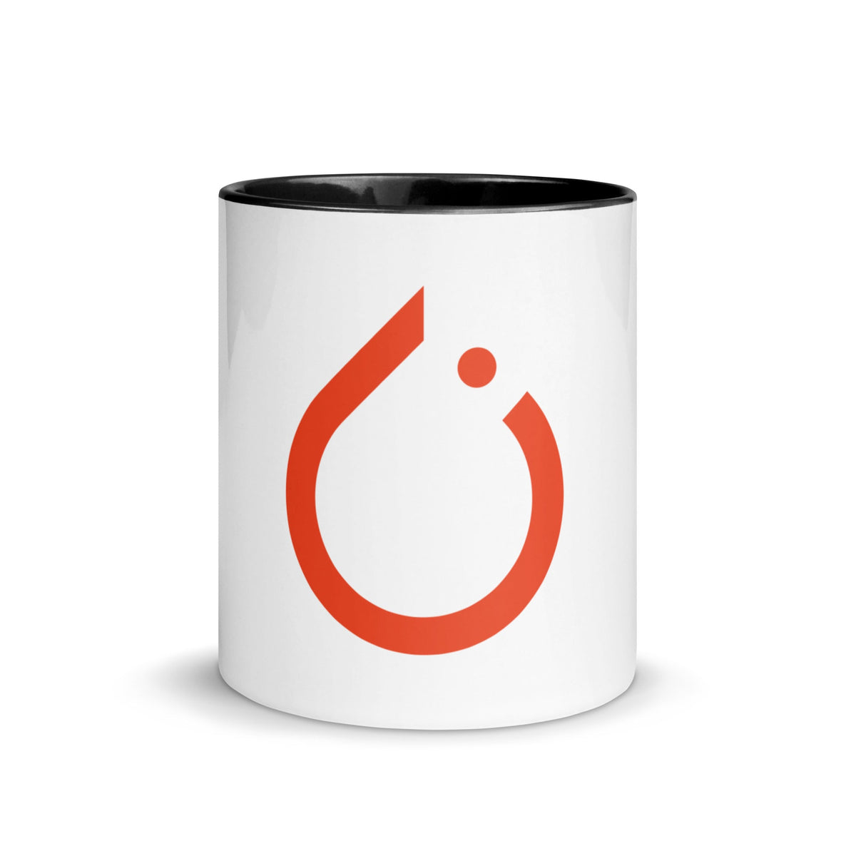 Image of the PyTorch Icon Mug with Color Inside.