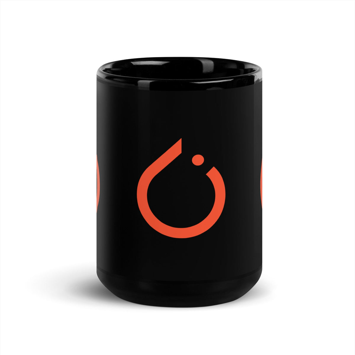 Image of the PyTorch Icons on Black Glossy Mug 15 oz.
