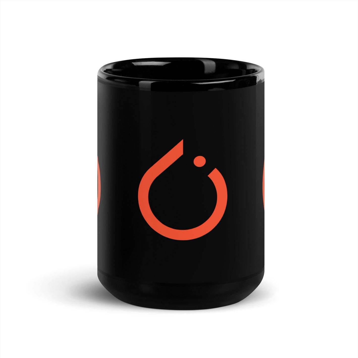 Image of the PyTorch Icons on Black Glossy Mug 15 oz.