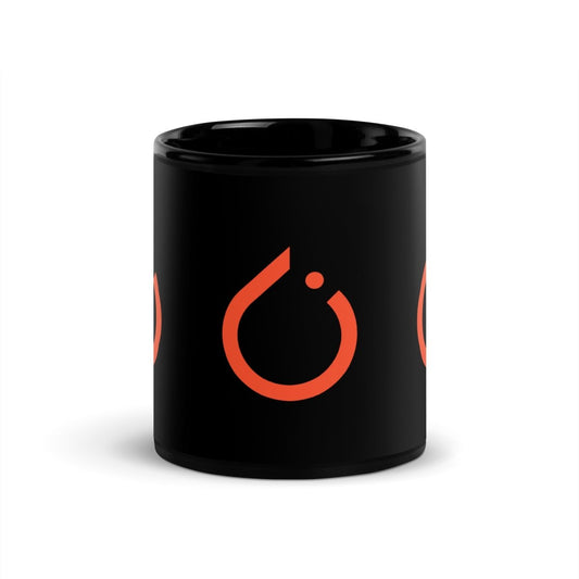 PyTorch Icons on Black Glossy Mug - AI Store