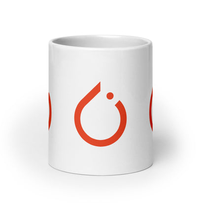 Image of the PyTorch Icons on White Glossy Mug 20 oz.