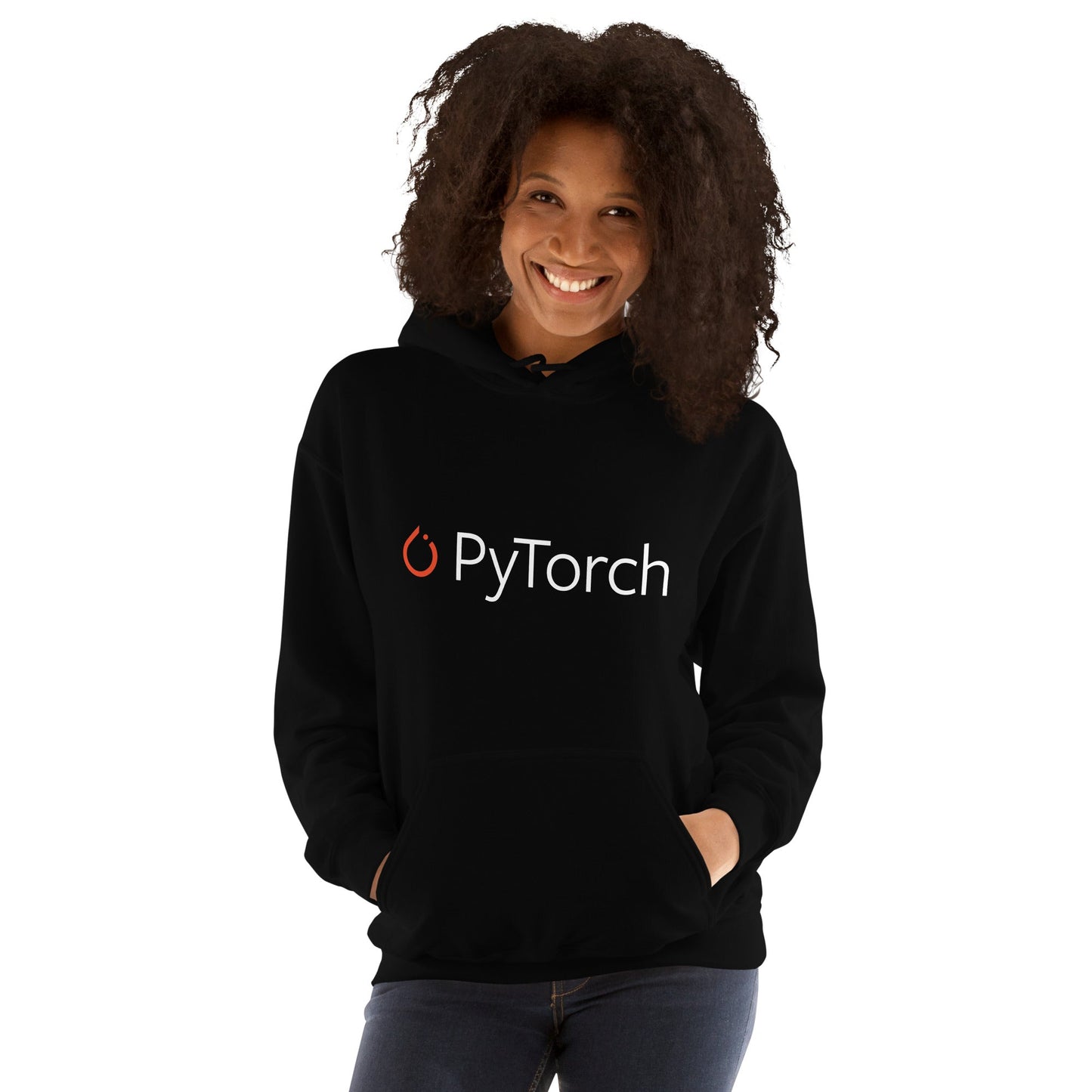 Image of the PyTorch Logo Hoodie (unisex).