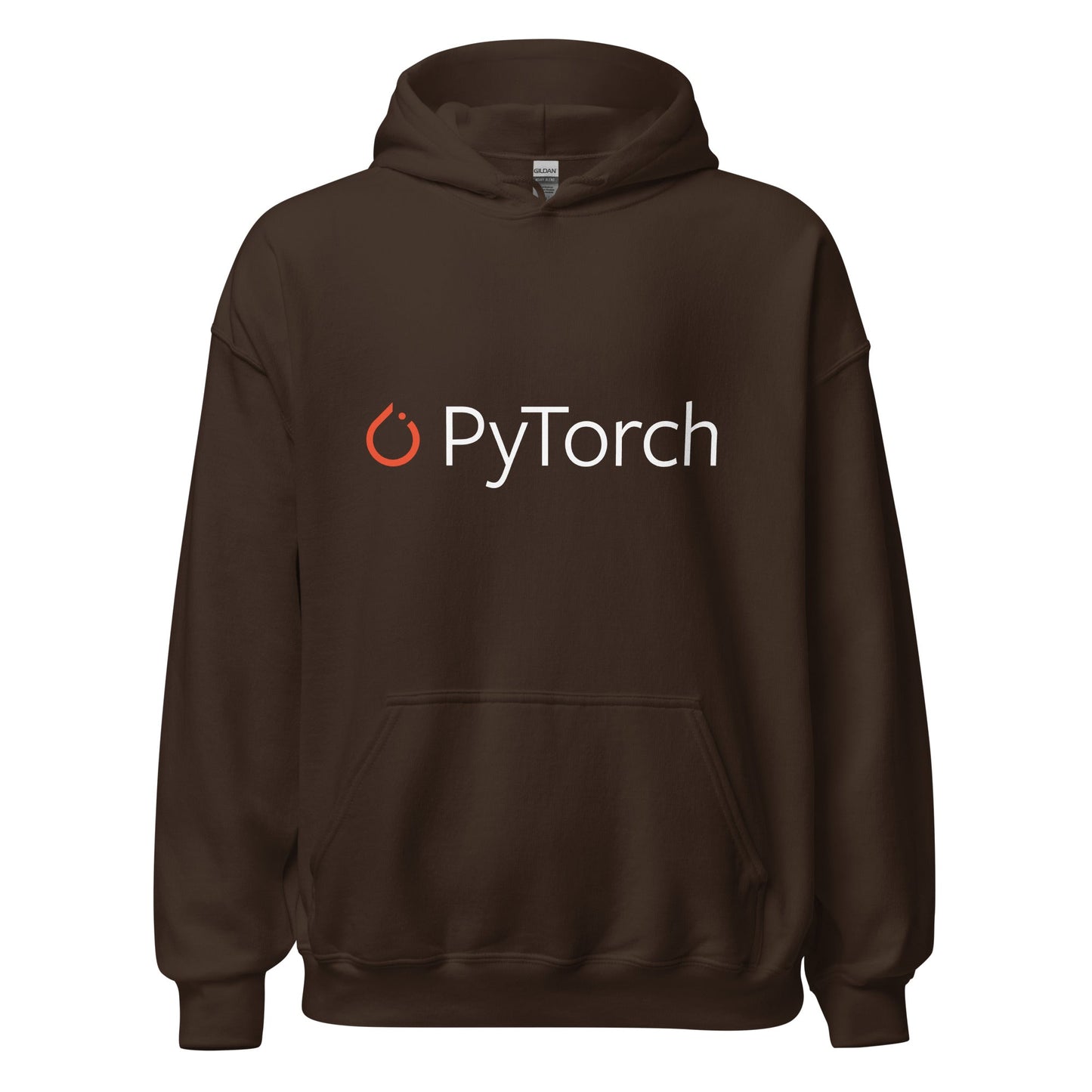 Image of the PyTorch Logo Hoodie (unisex) Dark Chocolate / M.