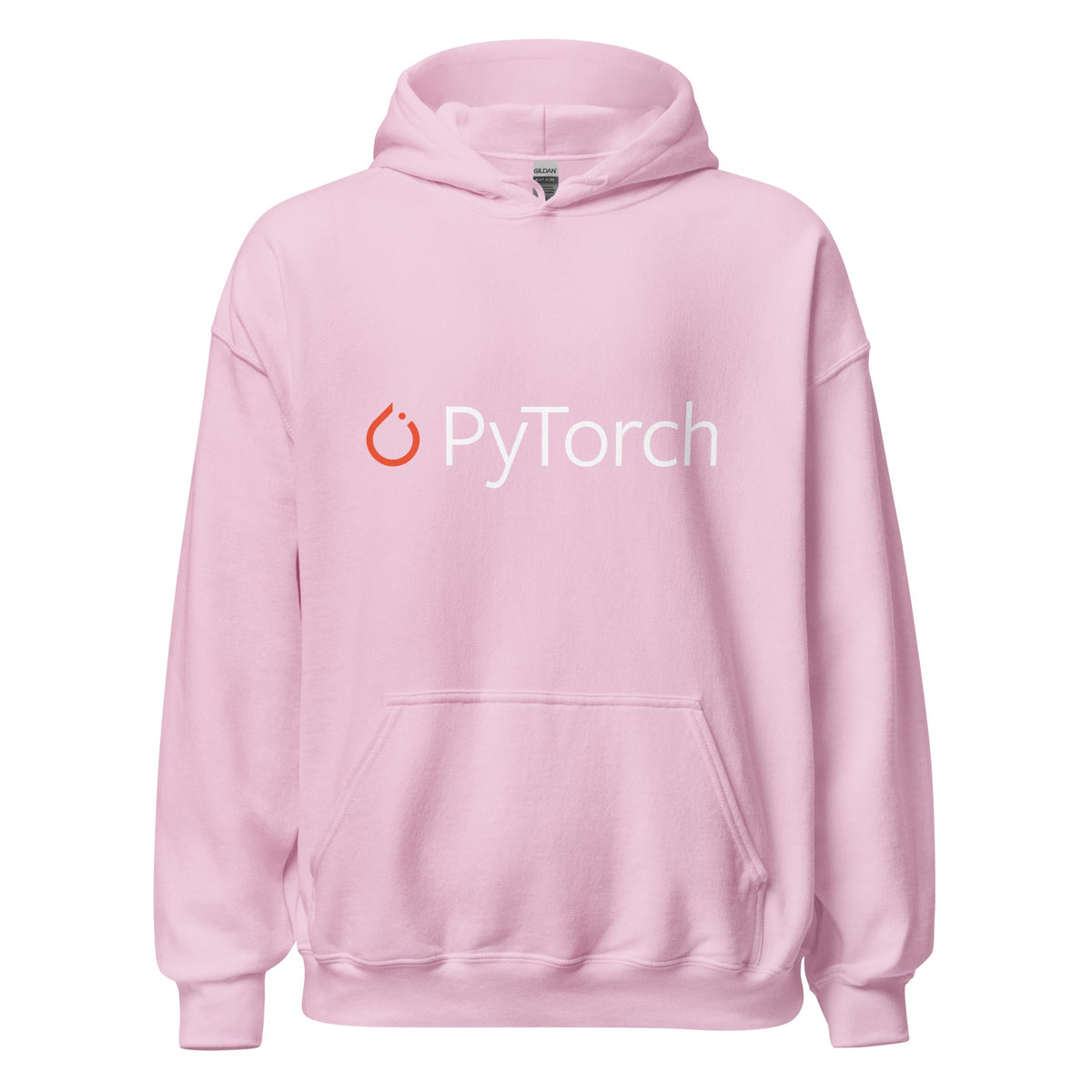 Image of the PyTorch Logo Hoodie (unisex) Light Pink / M.