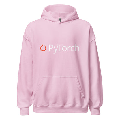 Image of the PyTorch Logo Hoodie (unisex) Light Pink / M.