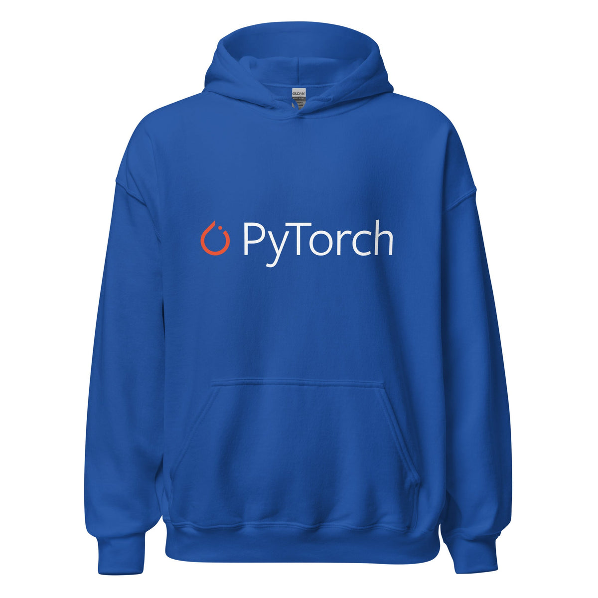 Image of the PyTorch Logo Hoodie (unisex) Royal / M.