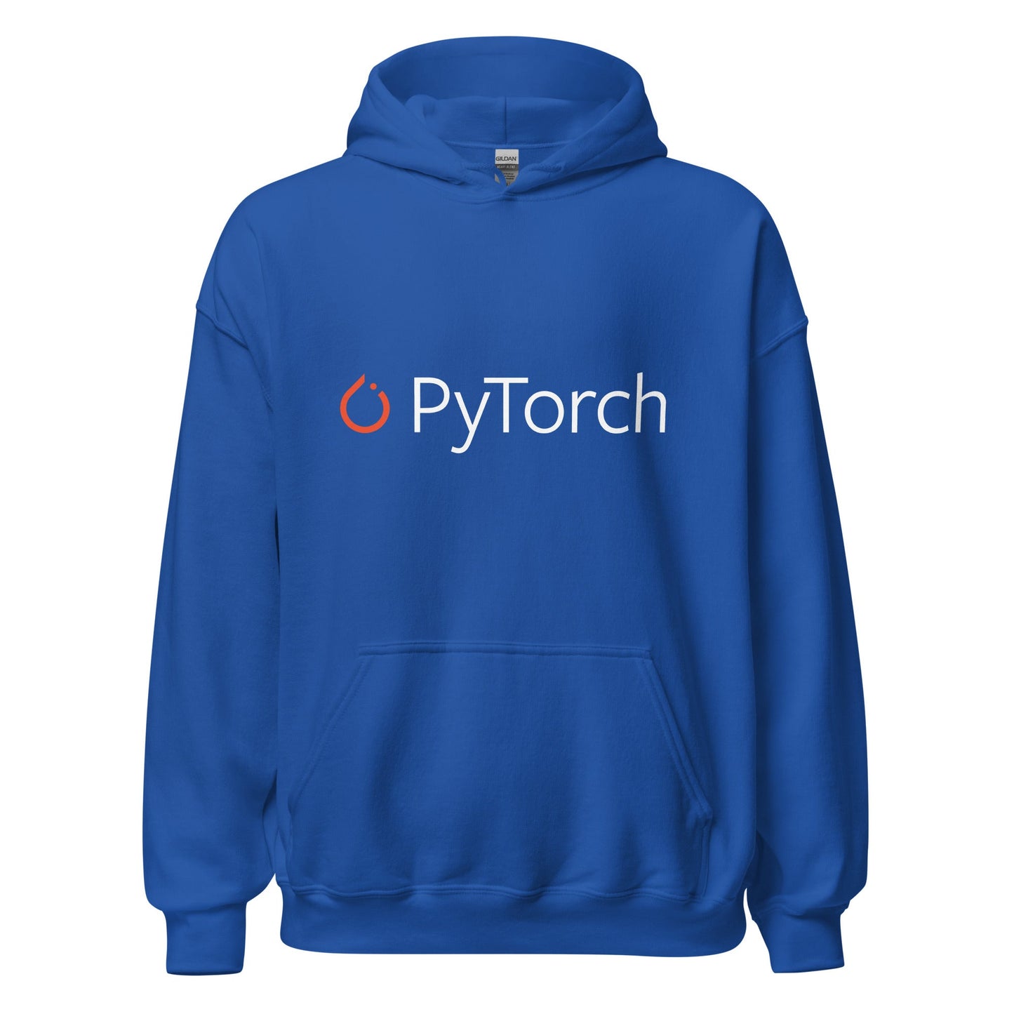 Image of the PyTorch Logo Hoodie (unisex) Royal / M.