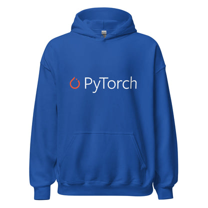 Image of the PyTorch Logo Hoodie (unisex) Royal / M.