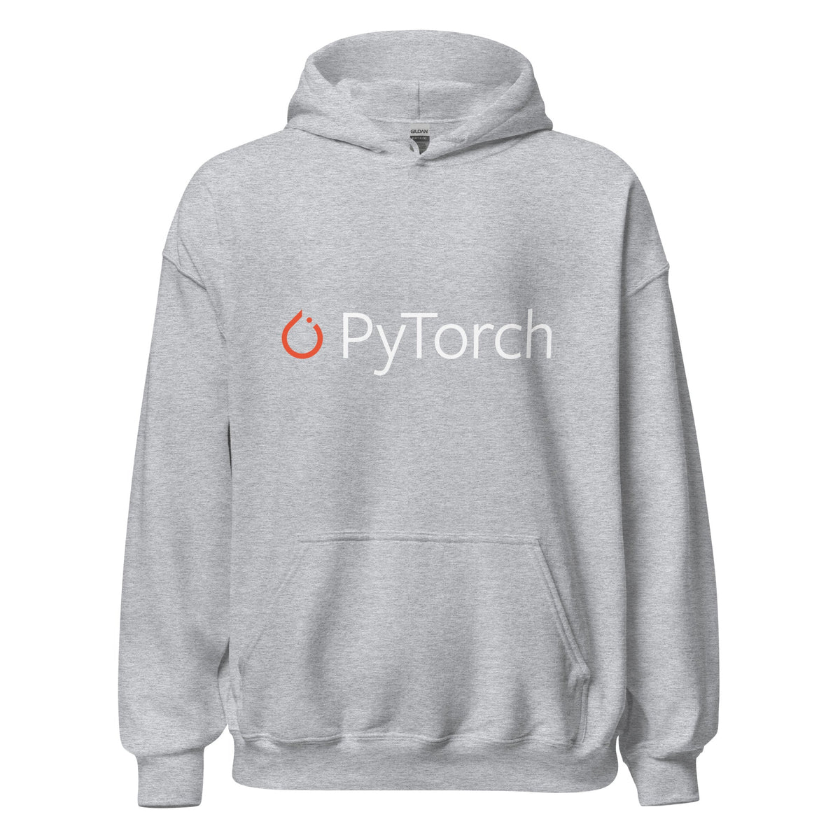 Image of the PyTorch Logo Hoodie (unisex) Sport Grey / M.