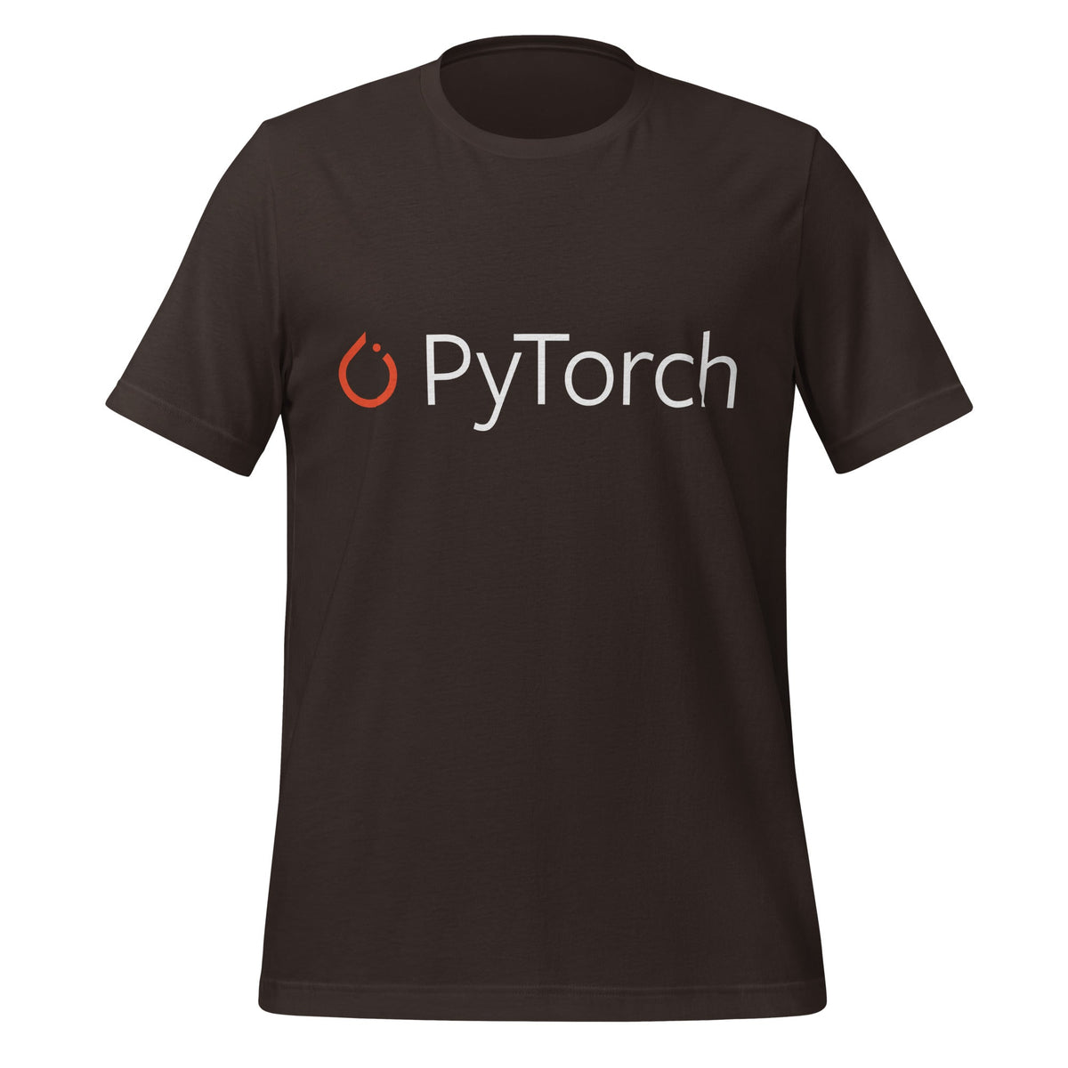 Image of the PyTorch Logo T-Shirt (unisex) Brown / M.