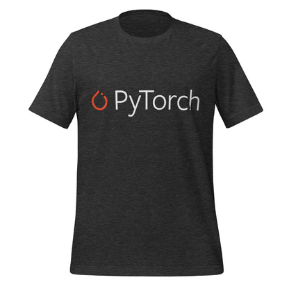 Image of the PyTorch Logo T-Shirt (unisex) Dark Grey Heather / M.