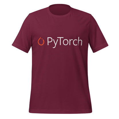 Image of the PyTorch Logo T-Shirt (unisex) Maroon / M.