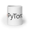 PyTorch Logo White Glossy Mug - AI Store