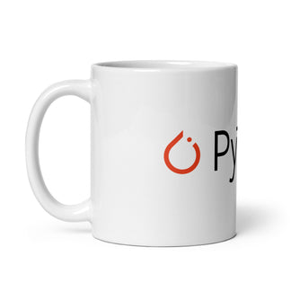 PyTorch Logo White Glossy Mug - AI Store