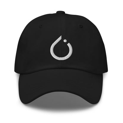 Image of the PyTorch White Icon Cap Black.