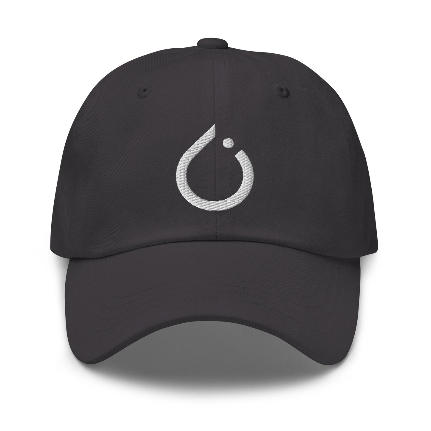 Image of the PyTorch White Icon Cap Dark Grey.