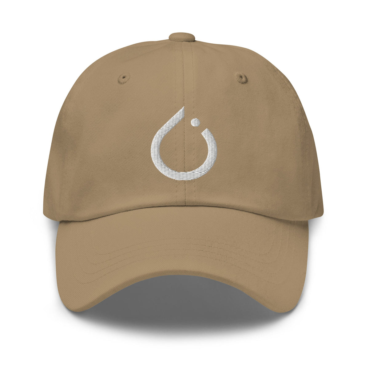 Image of the PyTorch White Icon Cap Khaki.