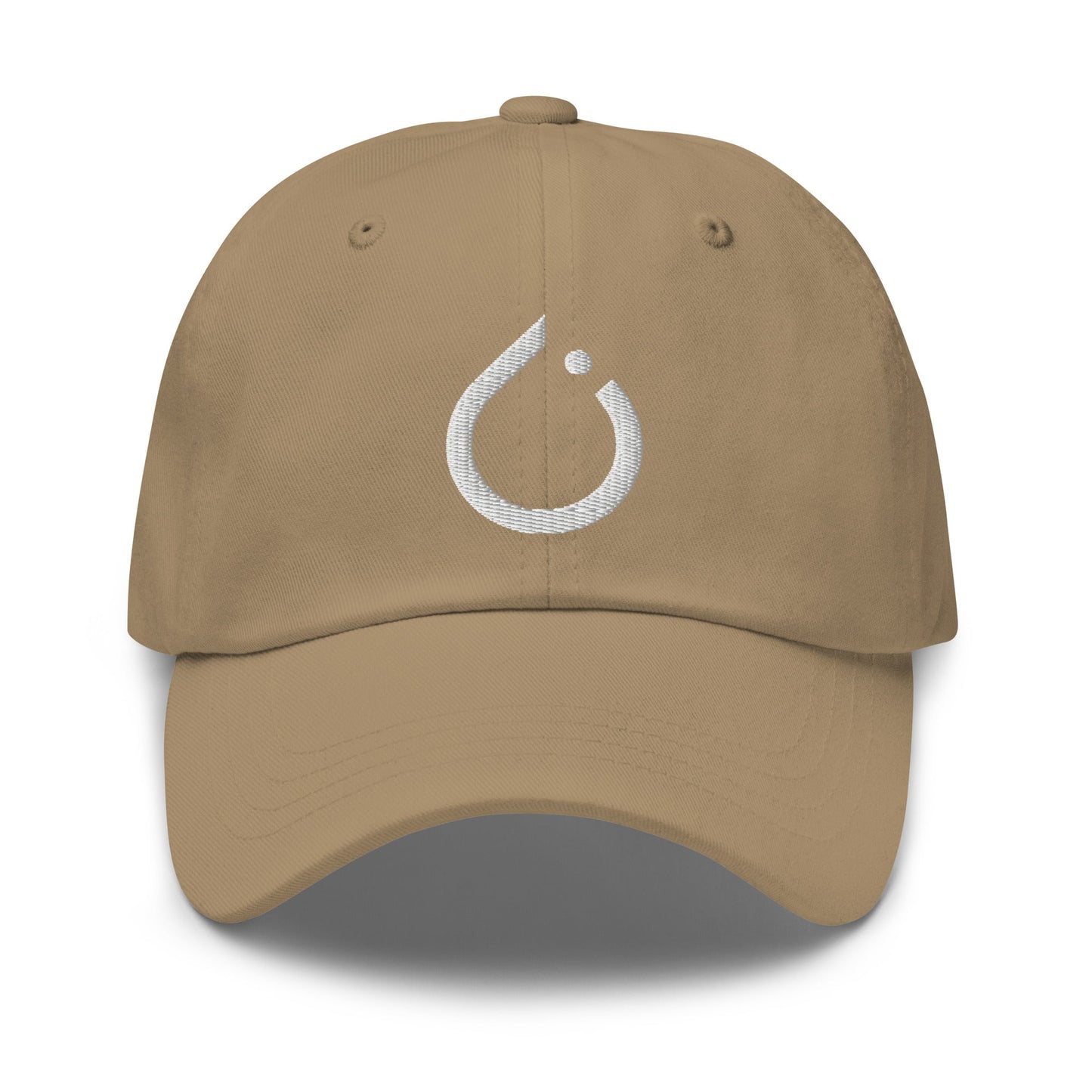 Image of the PyTorch White Icon Cap Khaki.