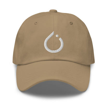 Image of the PyTorch White Icon Cap Khaki.