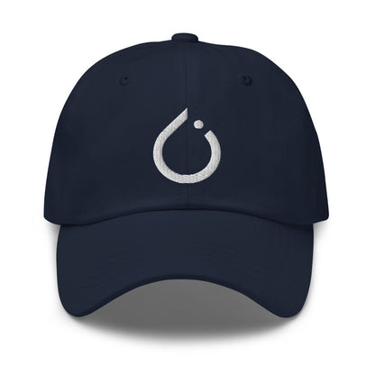 Image of the PyTorch White Icon Cap Navy.