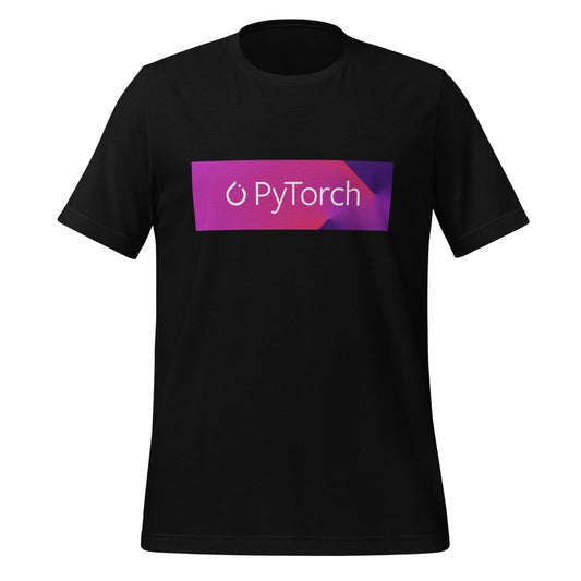 PyTorch White Logo Box T-Shirt (unisex) - AI Store