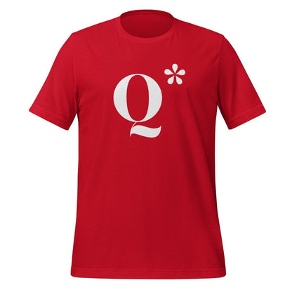 Product mockup photo of the Q* (Q Star) T Shirt 3 (unisex) Red / M.