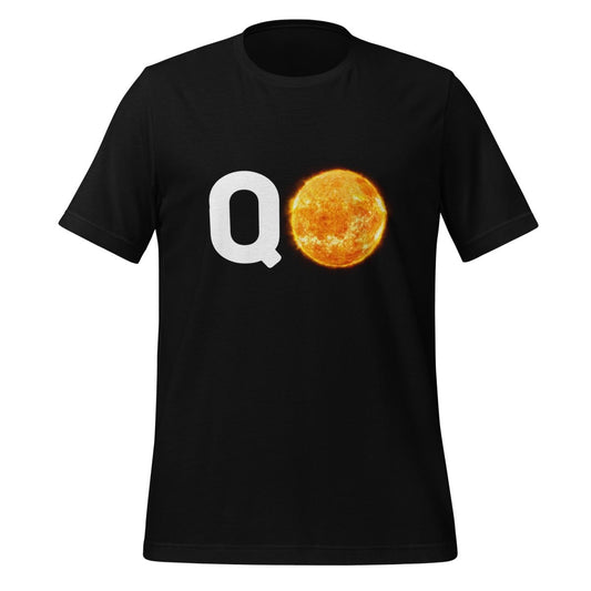 Product mockup photo of the Q* (Q Star) T Shirt 4 (unisex) Black / M.