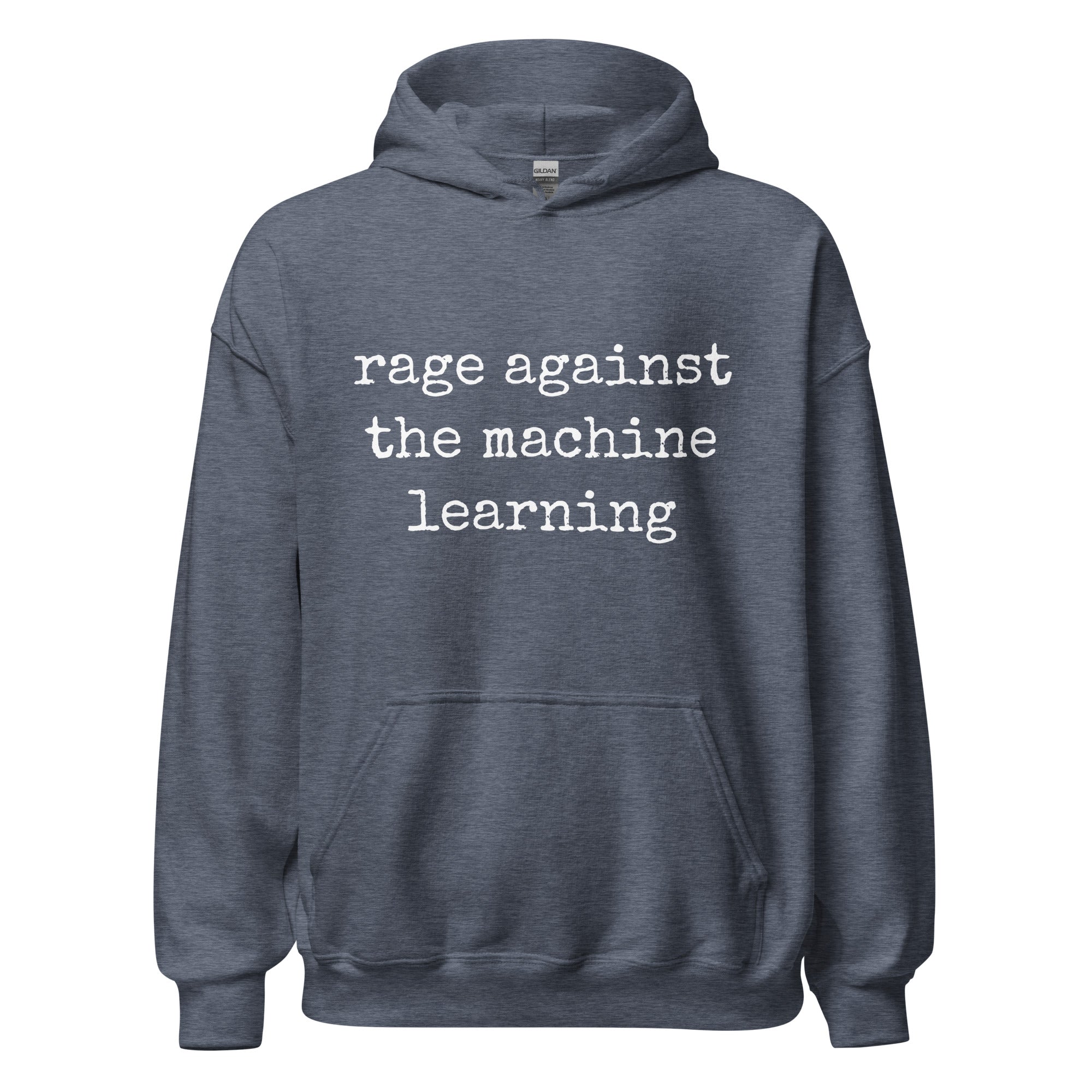 rage against the machine learning Hoodie (unisex) - AI Store