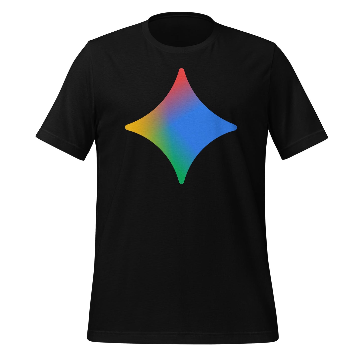 Image of the Rainbow Spark T-Shirt (unisex) Black / M.