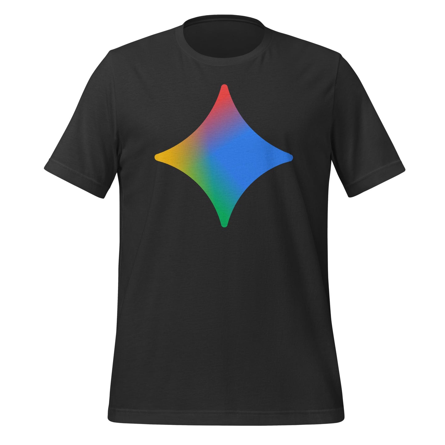 Image of the Rainbow Spark T-Shirt (unisex) Dark Grey / M.