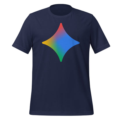 Image of the Rainbow Spark T-Shirt (unisex) Navy / M.