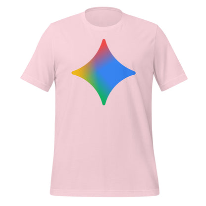 Image of the Rainbow Spark T-Shirt (unisex) Soft Pink / M.