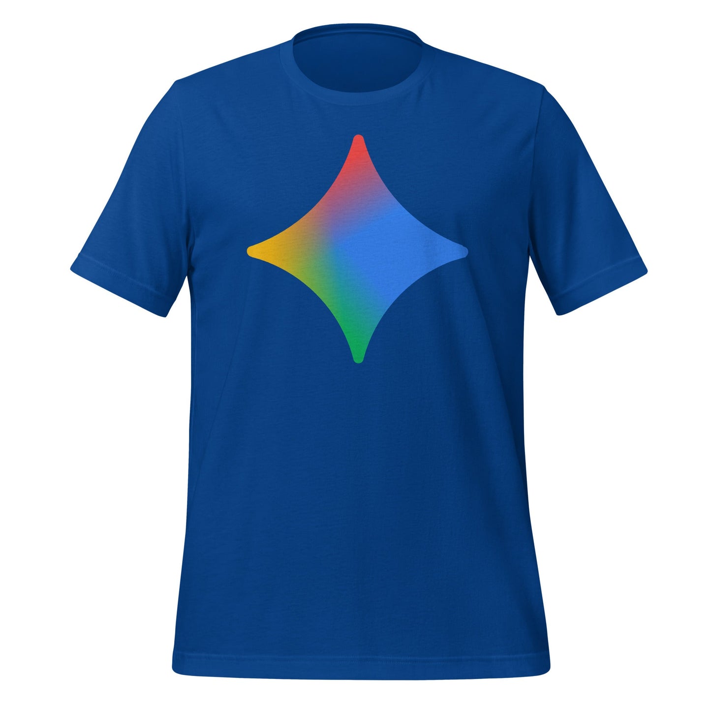 Image of the Rainbow Spark T-Shirt (unisex) True Royal / M.