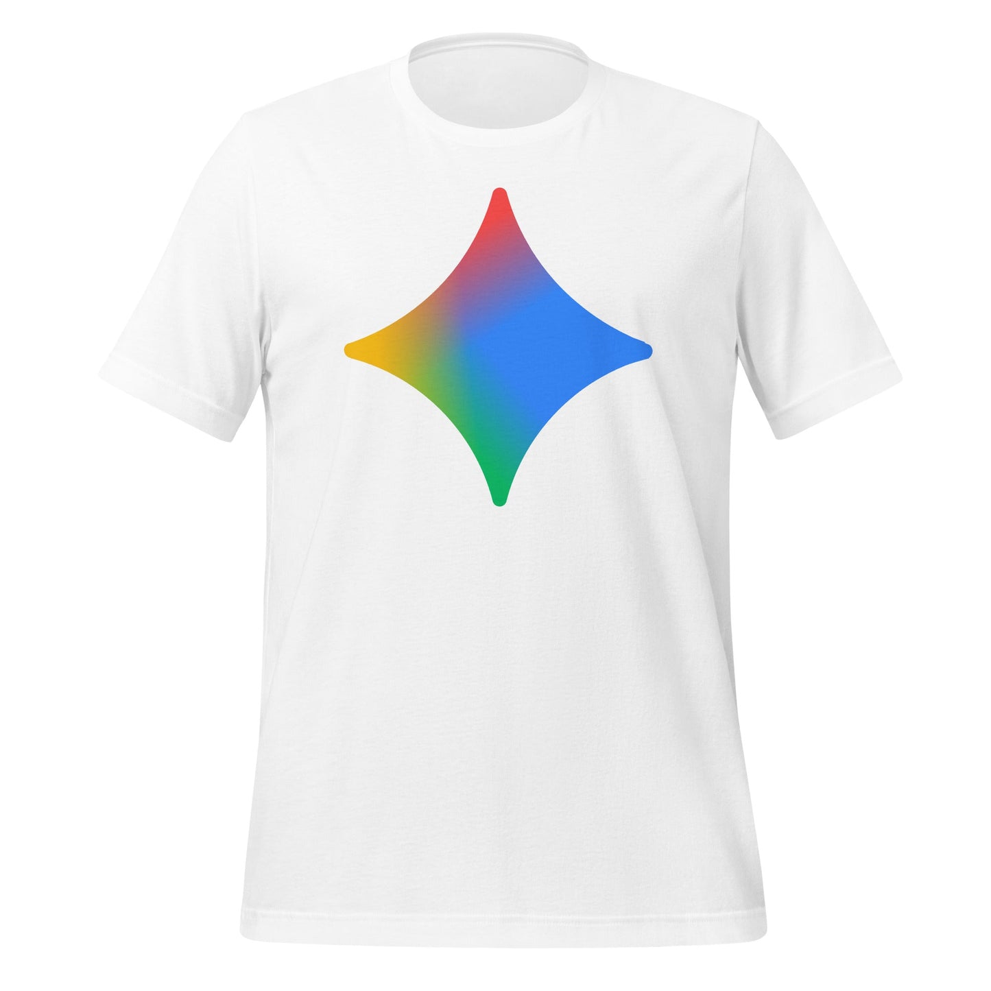Image of the Rainbow Spark T-Shirt (unisex) White / M.