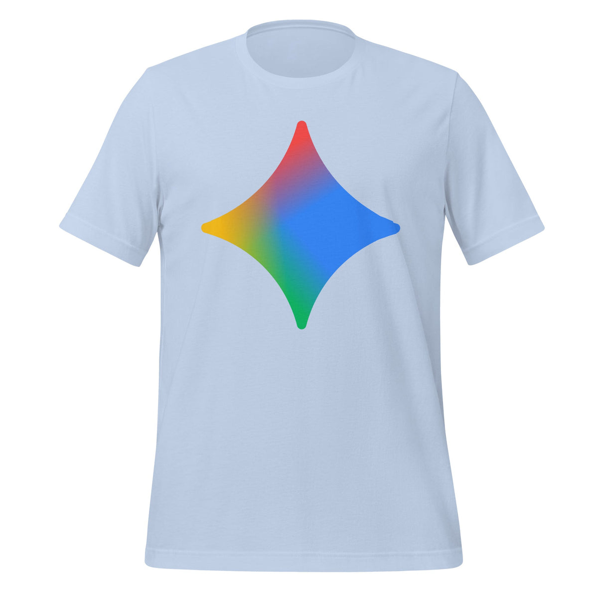 Image of the Rainbow Spark T-Shirt (unisex) Baby Blue / M.