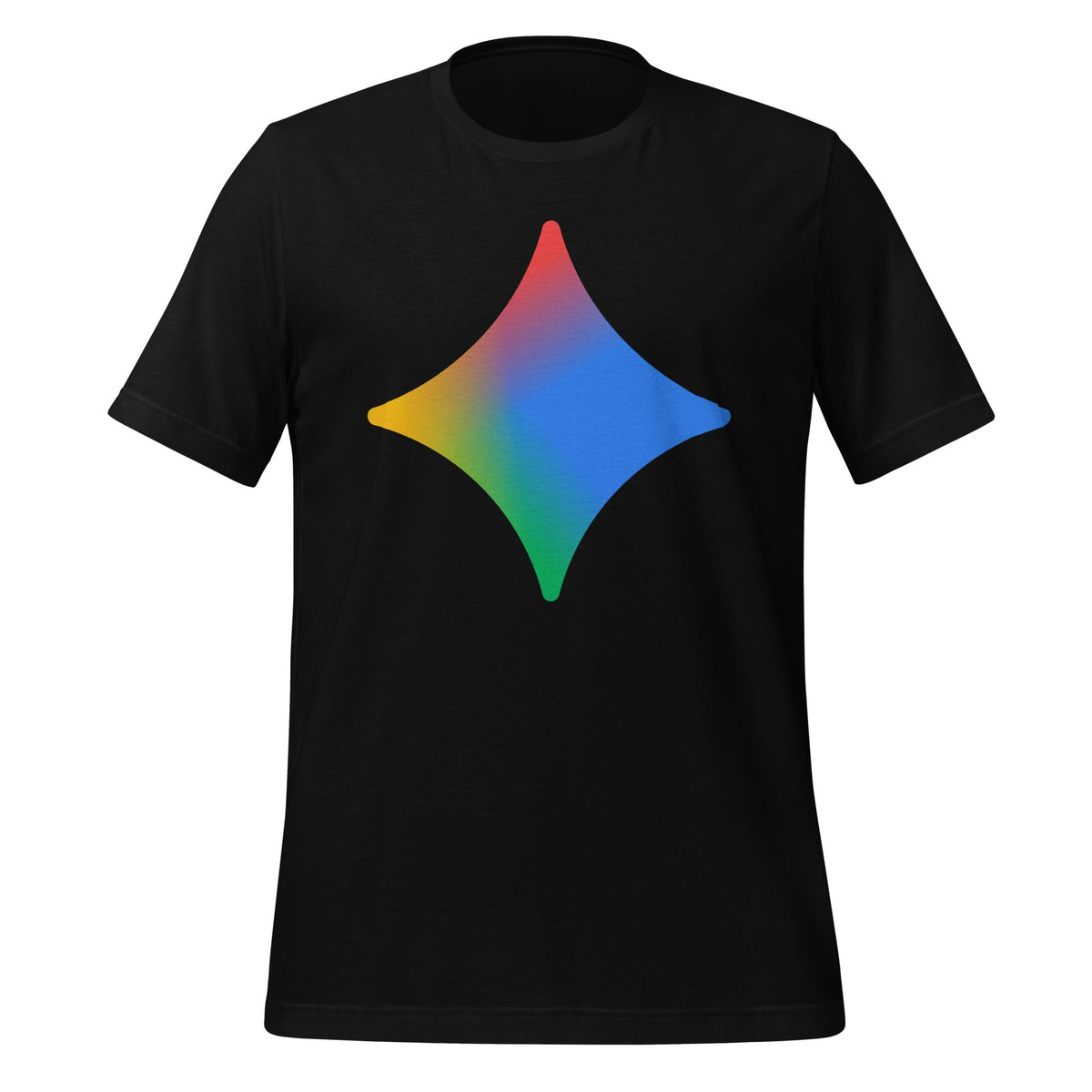 Image of the Rainbow Spark T-Shirt (unisex) Black / M.