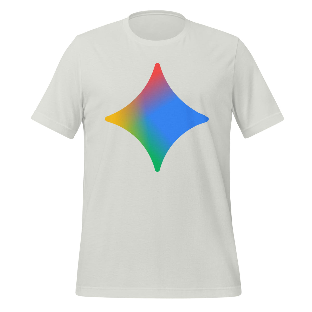 Image of the Rainbow Spark T-Shirt (unisex) Silver / M.