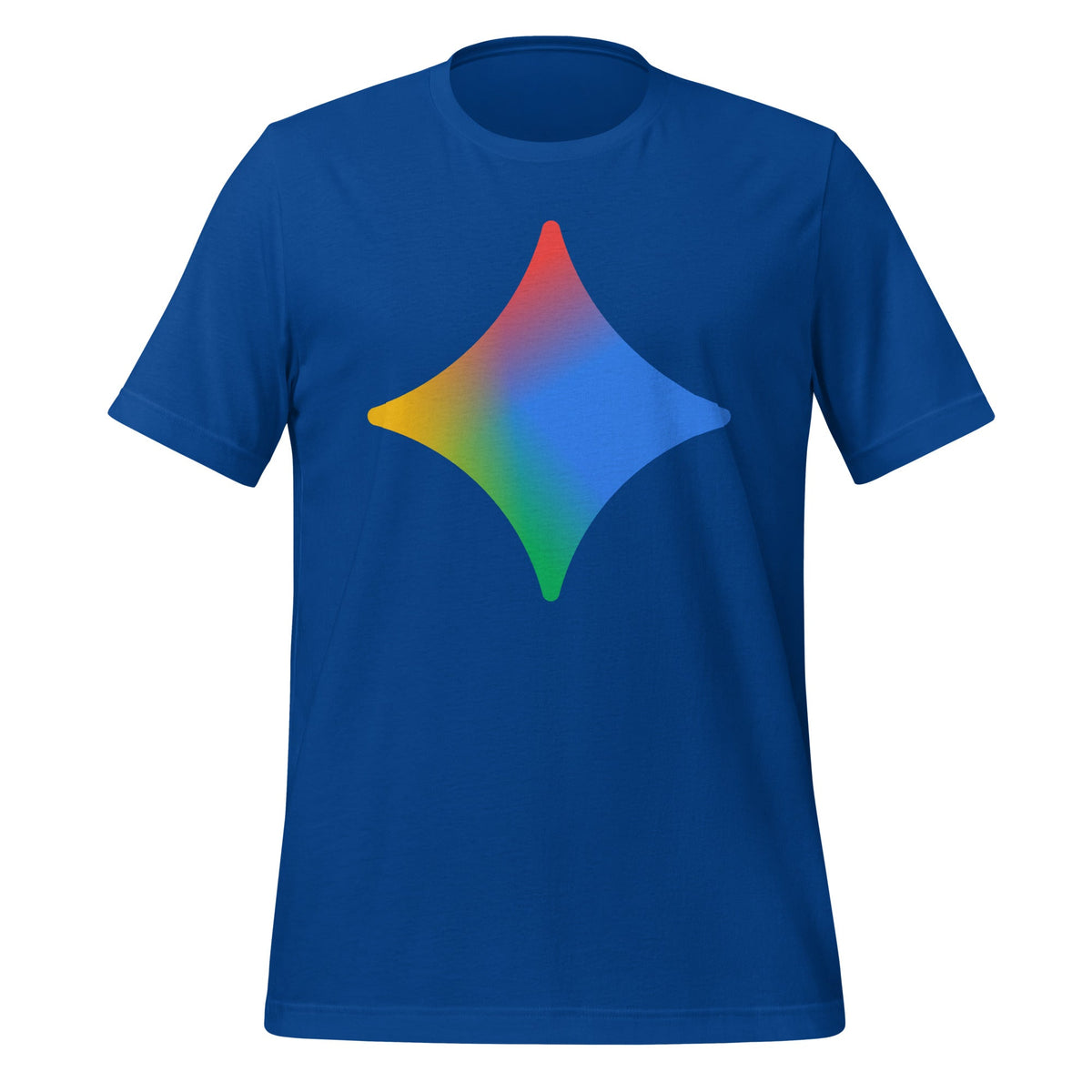 Image of the Rainbow Spark T-Shirt (unisex) True Royal / M.