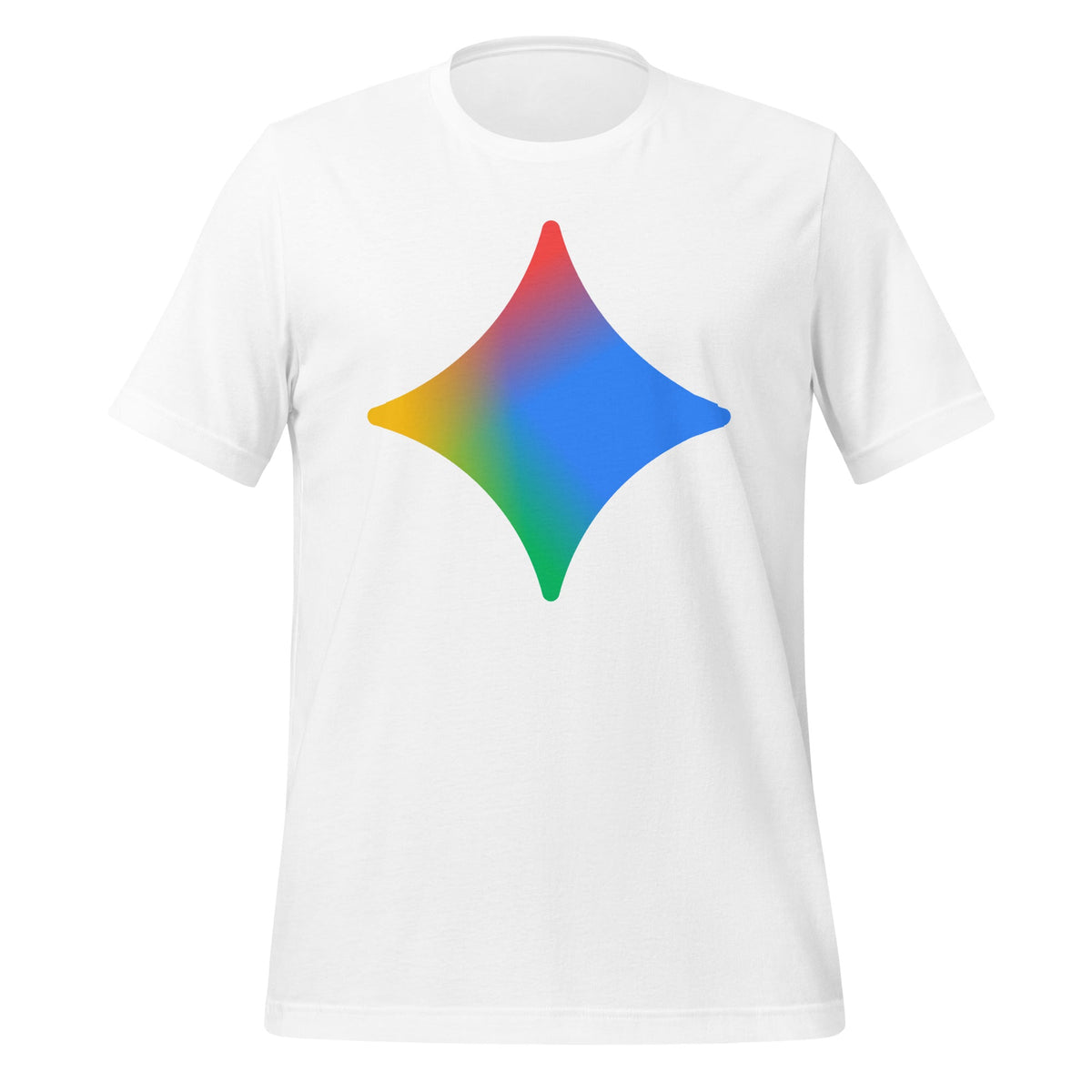 Image of the Rainbow Spark T-Shirt (unisex) White / M.