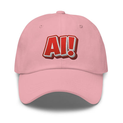 Image of the Red Comic AI! Cap Pink.