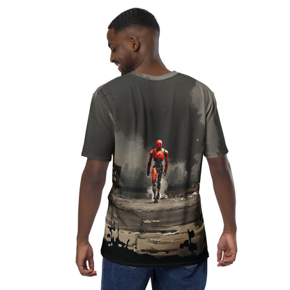 Image of the Red Robot Approaching T-Shirt (men).